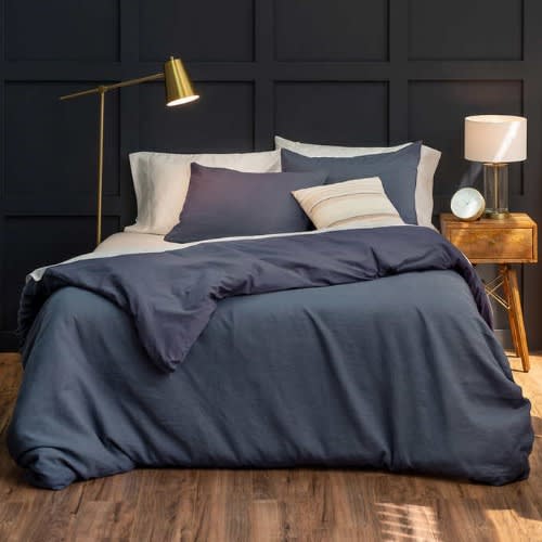Relaxed Duvet Cover Set - Blue