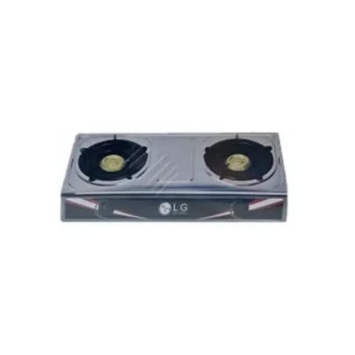 Table Top Double Burner Gas Cooker With Auto Ignition