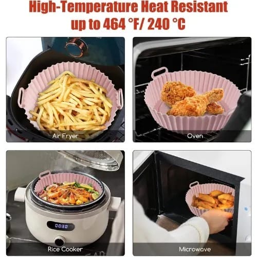 Air Fryer Silicone Liner - Pink Color