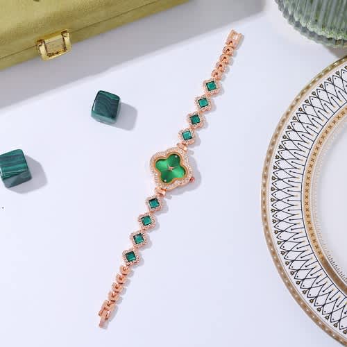 Green Diamond Women's Watch - fully Boxed