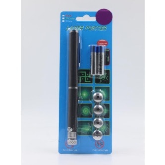 TD - Powerful Interactive Cat Laser Pointer - 4 Extra Laser Heads - Purple