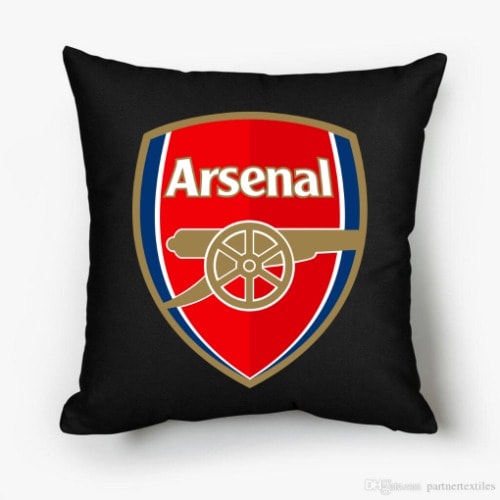 Arsenal Throw Pillow - Black