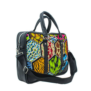 Patterned Ankara Laptop Bag
