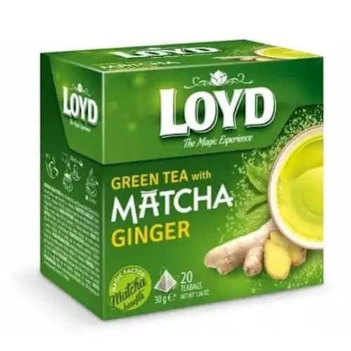 Loyd - Green Tea With Matcha Ginger - 20 Teabags.