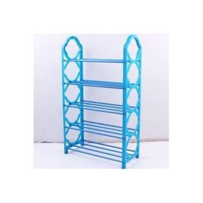 5-Layer Display Shoe Rack – Space-saving Storage Solution (Blue)