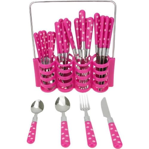 24 Pcs Dining Cutlery + Stand