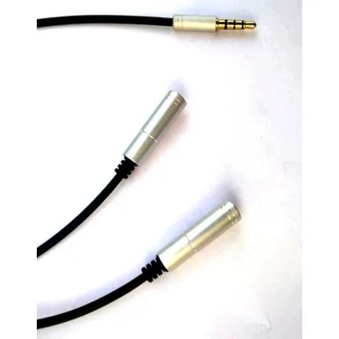 Audio Splitter Y Cable Jack Male To 2 Female M/f 3.5mm Stereo Earphone
