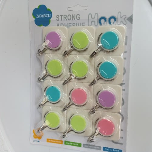 12 Pieces Wall Hook Clip Hanger