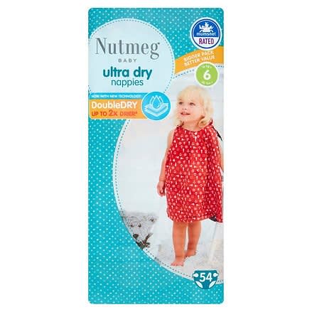 Ultra Dry Nappies Size 6 - 54-pack