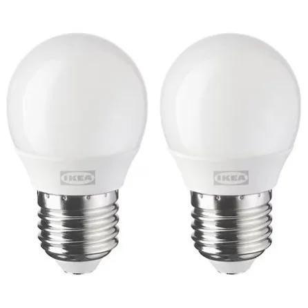 Ikea Solhetta Led Bulb E27 470 Lumen - Globe Opal - White