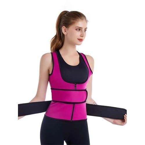 Waist Trainer - Vest Body Shaper - Pink