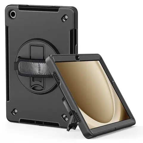 Tablet Case For Samsung Galaxy Tab A9 - 8.7" - Tpu Bumper Rugged Defender Case 360 Rotate