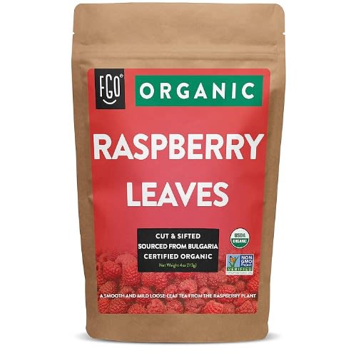Organic Red Raspberry Loose Leaf Tea Cut And Sifted - 113g