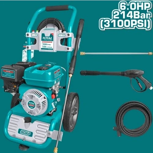 Gasoline Pressure Washer - 214bar - 6hp - 8.7L