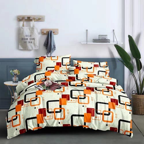 A Duvet / Duvet Cover With Four Pillowcases