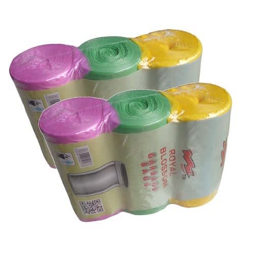 3-in-1 Multicolored Refuse/waste/ Trash Bags - 2 Packs