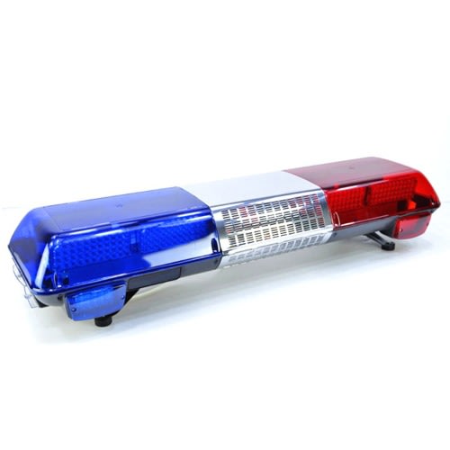 Emergency Led Revolving Light With Ambulance Siren Amplifier Set