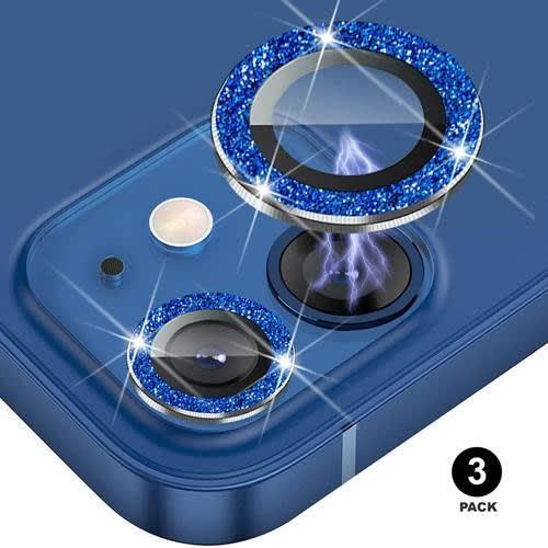 Blue Camera Protector For Iphone 12- 3 Pack