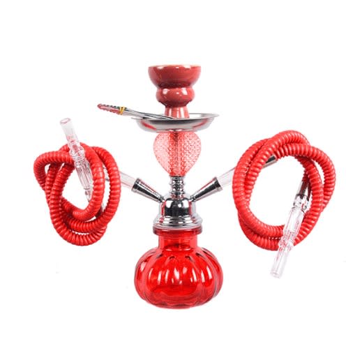 Mini Portable Shisha Hookah Complete Set With Double Hose