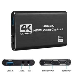 Usb 4k Hdmi Audio Video Capture Card With Audio And Usb 3.0