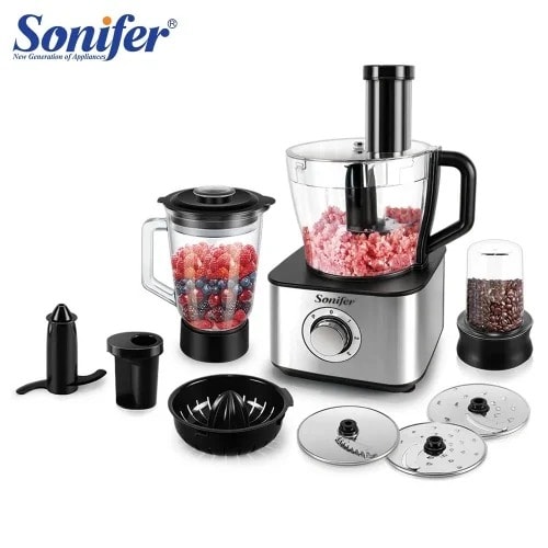 Food Processor - Sf-8067 - 13 In 1 - 800W - Black