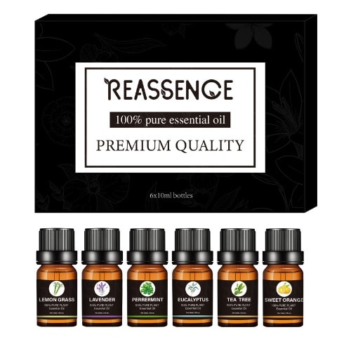 Aromatherapy Massage Home Fragrance Essential Oils - Set Of 6 - 10ml