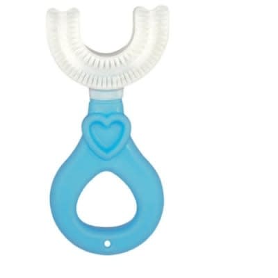 U Shape - Kid's 360 Silicone Toothbrush - Blue