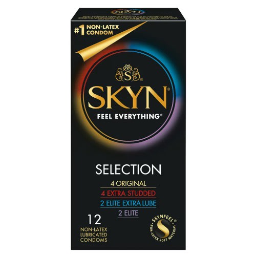 Selection Variety Pack Non-latex Condoms - 12 Count