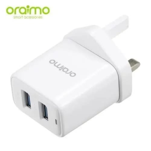 Oraimo Dual USB Wall Charger -White