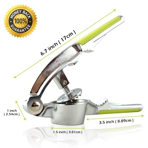 Garlic Press And Ginger Crusher - Multipurpose - Easy To Clean
