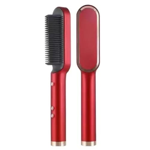Hair Straightener Brush & Curler - 45W