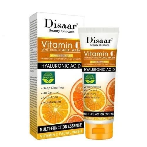 Disaar Vitamin C Facial Wash With Glutathione And Hyaluronic - 100ml