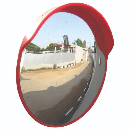 Eton Safety Convex Mirror - 100cm - Es-w100 - Orange Frame