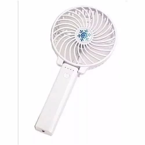 Mini Rechargeable Hand Fan - White