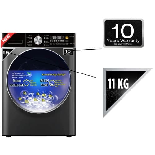 11kg Fully Automatic Front Load Inverter Washing Machine