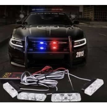 Front Grill Emergency Strobe Light/police Light