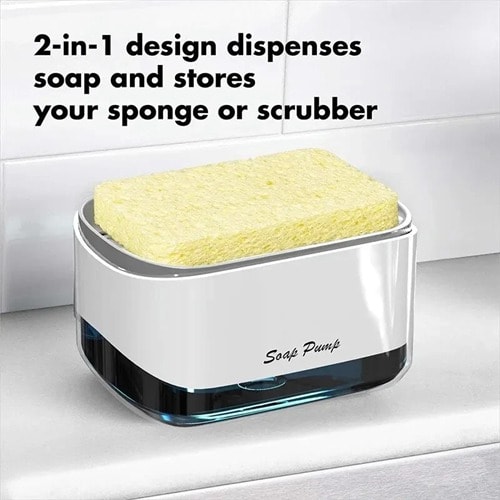 Urbane Soap Pump And Sponge Caddy + Free Gift