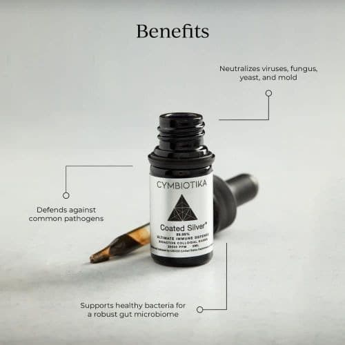 Colloidal Silver Liquid With Coated Silver - 20000 Ppm Mineral Concentrate - 5ml