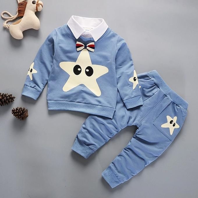 BOY TRIPLE STAR DESIGN 2PSC SET