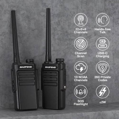 Baofeng Walkie Talkie - 2 Piece