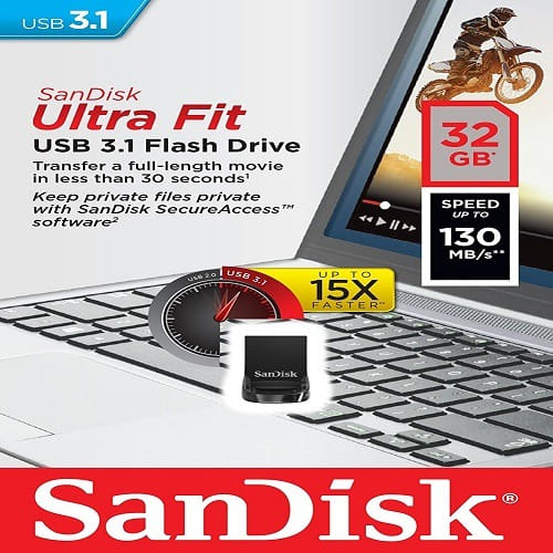 32GB Ultra Fit USB 3.1 Flash Drive