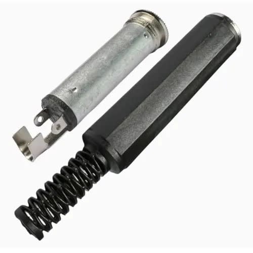 Ts Female Jack Cable Connector- 6.35mm Mono Jack For Guitar & Microphone - 1/4 Inch