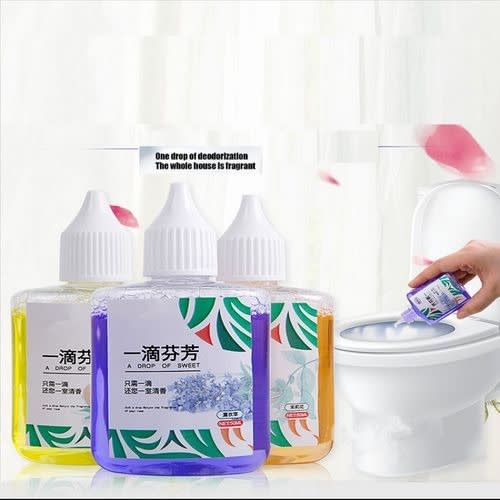 One-drop Deodorizer Toilet Freshener - 50ml X 4 Bottles