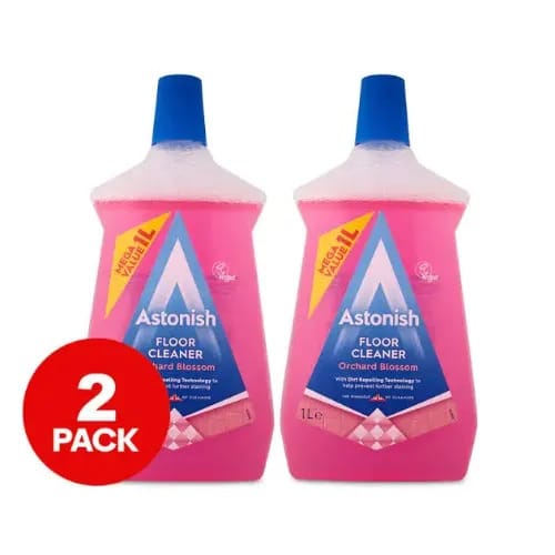 Astonish Floor Cleaner Orchard Blossom - 1l X2
