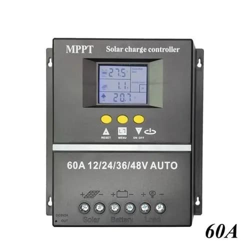 60a Mppt Solar Charge Controller - 60a 12/24/36/48v Auto