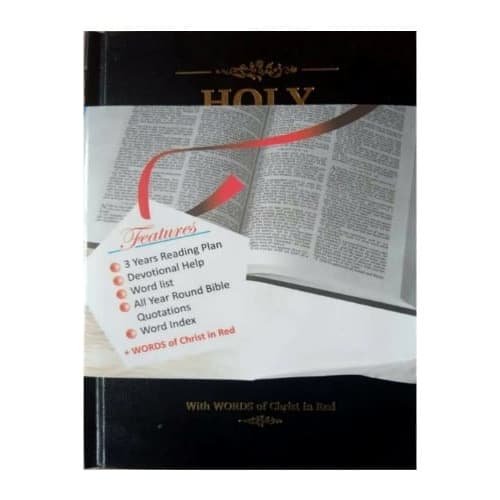 Holy Bible. Kjv. Hardcover. Black Colour