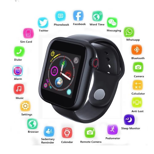 Z6 Bluetooth Smart Watch Support Sim & Memory Card