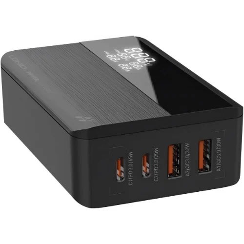 LDNIO Super Fast Charger With 2 USB Ports & 2 Type -C Ports - 65W