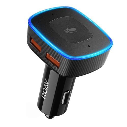 Roav Viva Alexa-enabled 2-port Usb Car. Charger Head
