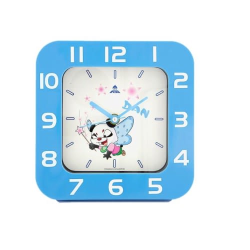 Animal Print Dan Clock 20 H X 20 L X 5.5 W Cm, Blue